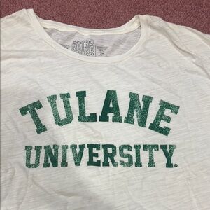 Tulane University White Tee